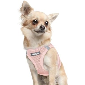 rabbitgoo Small Dog Harness, Step-in Soft Mesh Puppy Vest with Safety Buckle, Breathable Reflective Pet Harness for Extra Small Dogs, Pink XXXS - 1 of 1