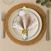 Seabiscuit Coastal Indoor/Outdoor Spring/Summer Cloth Napkins, Set of 4  - Multicolor - 17x17 - Elrene Home Fashions - 2 of 3