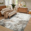 10x13 Area Rug Washable Rug Non Slip Backing Rug Modern Abstract Foldable Stain Resistant Large Indoor Carpet - 2 of 4