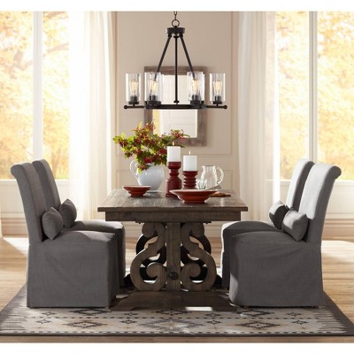 Rustic Bronze Wagon Wheel 26'' Wide Chandelier with Clear Glass Shades