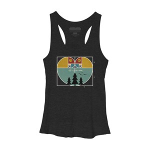 Women's Design By Humans Fibonacci's Nature Love By Maryedenoa Racerback Tank Top - 1 of 2