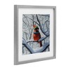 Stupell Industries Winter Cool Cardinal Framed Print Under Glass Art - 2 of 4
