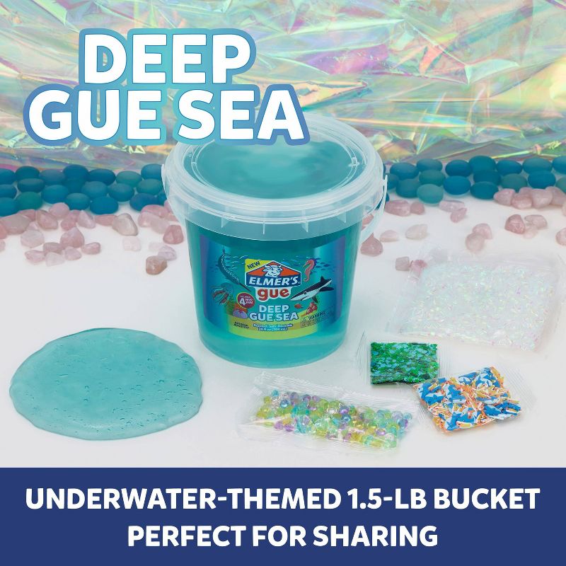 Elmer&#39;s Gue 1.5lb Deep Gue Sea Premade Slime Kit with Mix-Ins, 6 of 17