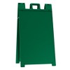 Plasticade Signicade Portable Folding Sidewalk Double Sided Sign Stand, Green - 3 of 4