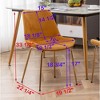 NicBex Set of 2 Modern Upholstered Dining Chair with Metal Frame,Velvet Armless Chairs for Kitchen,Living Room - 3 of 4
