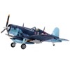 Vought F4U-1A Corsair Fighter Plane "Big Hog" VF-17 "Jolly Rogers" US Navy (1943) 1/72 Diecast Airplane Model by Legion - 4 of 4