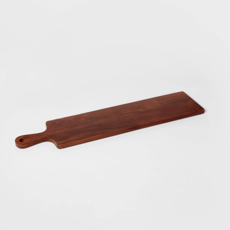 28&#34; x 6&#34; Large Wooden Cheese Board - Threshold&#8482;, 1 of 8