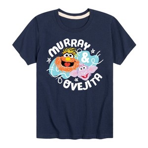 Boys' - Sesame Street - Murray And Ovejita Short Sleeve Graphic T-Shirt - 1 of 4