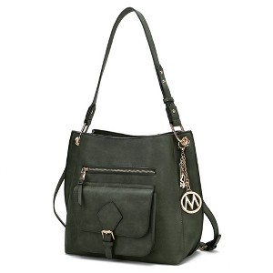 MKF Collection Yves Vegan Leather Women’s Hobo Bag by Mia K - 1 of 4