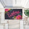 Stupell Industries Lovely Pink Flower Welcome Printed Outdoor Door Mat, design by Angela Nickeas, 18"x30" - 4 of 4