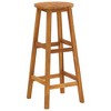 vidaXL Bar Stools 4 pcs Solid Acacia Wood - 2 of 4