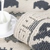 Area Rug Non-Slip Vintage Floral Carpet - Non-Shedding Textured Throw Rug for Living Room, Bedroom, Kitchen - 3 of 4