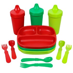 Re-Play 12pc Festive Feast Holiday Mealtime Set - Christmas - 1 of 4