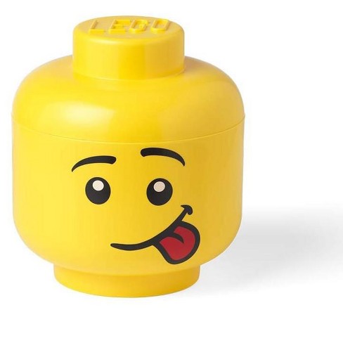 Lego Yellow Brick Storage Box Bin Large Container With Lid And