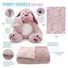 Pinky Doodle Dog Blankie Bestie 2-in-1 Blanket & Plush - 2 of 4