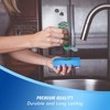 ELITRA HOME Heavy Duty Scrubber Sponge, with Smell Resistant Hydrophilic Foam Technology, Odorless - Blue - 2 of 4