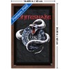 Trends International Whitesnake - Silver Snake Logo Framed Wall Poster Prints - 3 of 4
