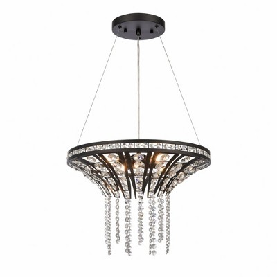 Elk Home Fantania 4 - Light Chandelier in  Matte Black