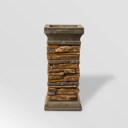 Tiki Brand 25 Sonoma Metal Patio Torch Stone