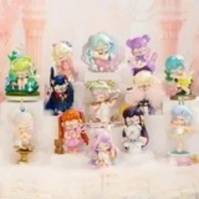 ROBOTIME Mini Figures Museum of Fantasy Blind Box, Surprise Box Action Figures Doll Toys, Collectible Toy Gifts, Multicolored, 3.15"*3.15"*3.15"