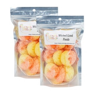 Wicked Good Foods 1 oz Freeze Dried Peach Rings - Pack of 2 - 1 of 4