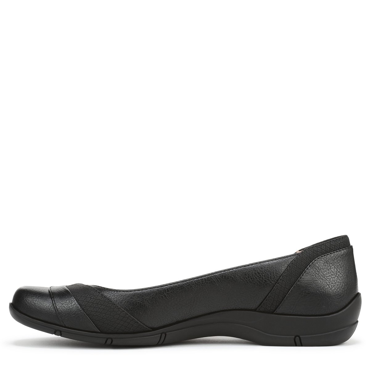 Обувь LifeStride Women's Dig Ballet Flat Black 6 W — фото 5