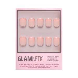 Glamnetic French Peach Press-On Nails - 30ct - Ulta Beauty - 1 of 4