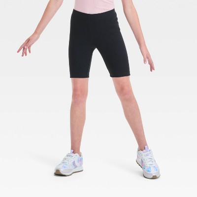 Girls' Ribbed Bike Shorts - Cat & Jack™