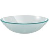 vidaXL Basin Tempered Glass 16.5 in. Frosted - 2 of 4