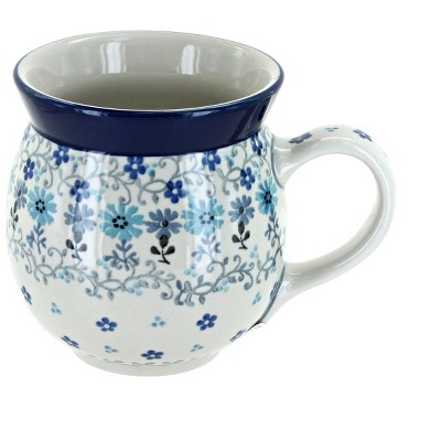 Blue Rose Polish Pottery Celeste Bubble Mug