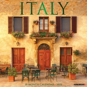 Willow Creek Press Italy 2025 Wall Calendar: Monthly 12x12" Blue Paper, All Ages, Sewn Binding, January-December - 1 of 4