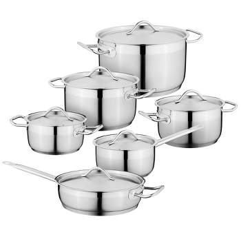 BergHOFF Hotel 12Pc 18/10 Stainless Steel Cookware Set