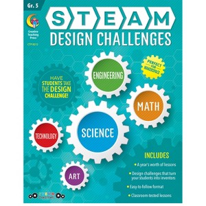 Creative Teaching Press STEAM Design Challenges Resource Book, Grade 5 - 1 of 3