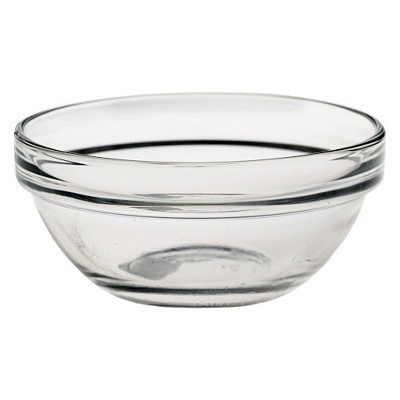 Luminarc Stackable 10-Piece Glass Mixing Bowl Set, Clear