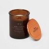 Lidded Glass Jar Crackling Wooden Wick Rose and Cedar Candle - Threshold™ - image 3 of 3