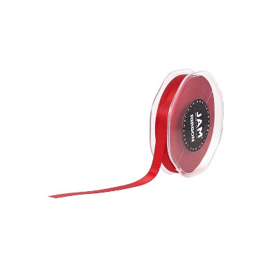 JAM Paper Double Faced Satin Ribbon Red (803SARE25)