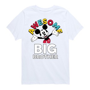 Boys' - Disney - Awesome Big Brother Short Sleeve Graphic T-Shirt - 1 of 4