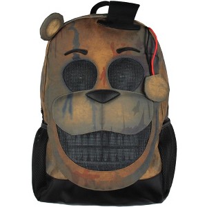 Five Nights at Freddy's Freddy Fazbear Character Design 18" Laptop Backpack Multicolored - 1 of 4