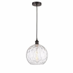 Athens Water Glass - 1 Light Mini Pendant In Industrial Style-12.75 Inches Tall and 10 Inches Wide - 1 of 1