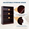 Kumasinova 48"/60" Book Shelves with Adjustable Storage Shelves,4/5-Tier Wooden Bookshelf for Bedroom&Living Room,Library Bookcase for Home Office - 3 of 4