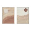 (Set of 2) 18" x 24" Sylvie Sandy Moon Canvas by Mentoring Positives - Kate & Laurel All Things Decor - 2 of 4
