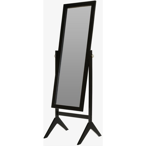 Black Wooden Stand for Decorative Mirrors