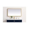 Elegant Lighting Pier 18x36 inch LED Mirror with Adjustable Color Temperature 3000K/4200K/6400K in Brass - 2 of 4