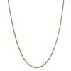 Black Bow Jewelry 1.5mm 10k Yellow Gold Solid Franco Chain Necklace - 3 of 4