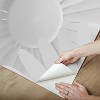 Modern Daisy Peel and Stick Wallpaper Mural Gray - RoomMates - 2 of 4