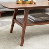Sapphtopaz Coffee Table Home Decor Living Room Furniture Rectangle Wood Coffee Table Dining Table with Drawers for Home Small Space - 3 of 4