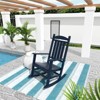 WestinTrends  2-Piece Classic Porch Rocking Chair With Side Table Set - 4 of 4