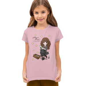 Boys' Harry Potter Hermione Granger Quote And Stars T-Shirt Pink X Large - 1 of 4
