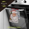Briarwood Lane Christmas Hand Towel 26x18 Checkered Santa For Christmas Hand Towel - 2 of 3