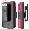 Nakedcellphone Combo for TCL Flip 3 Phone - Hard Case and Belt Clip Holster - 4 of 4